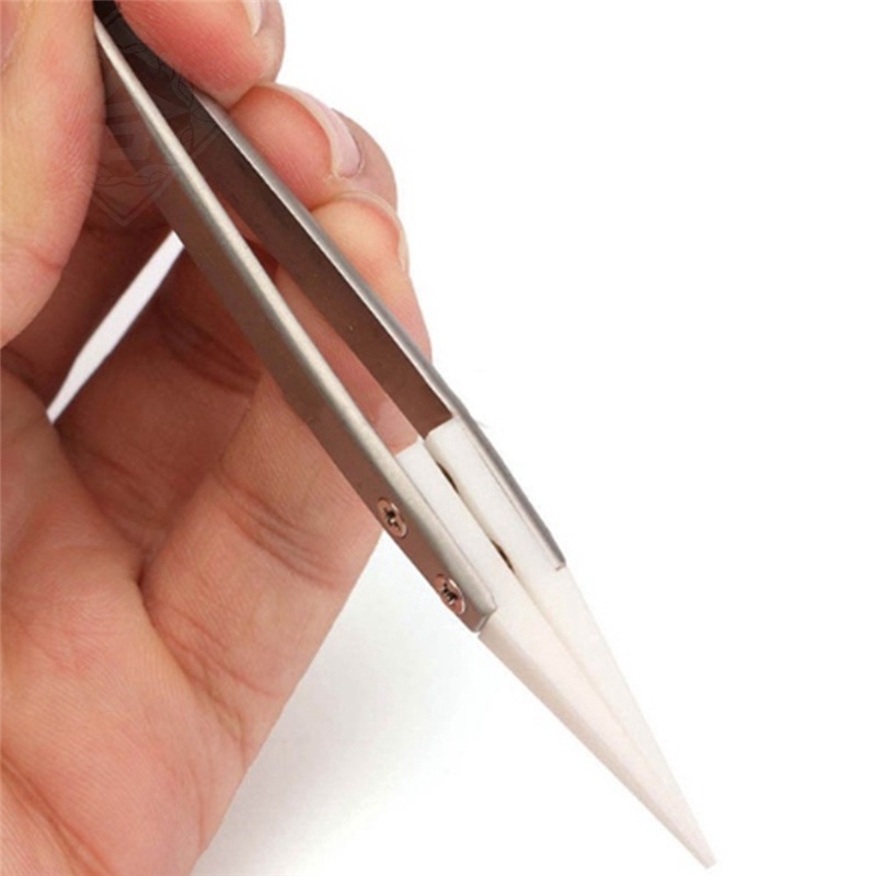 Pinset Baja Tahan Karat Ujung  - Industrial Tools ulasan dan harga