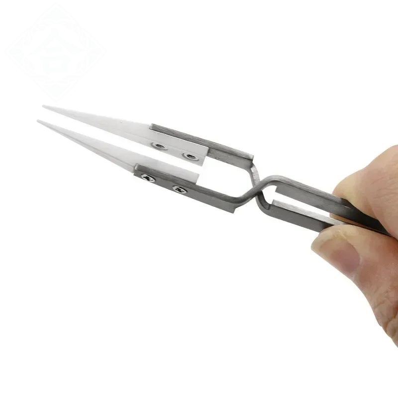 Pinset Baja Tahan Karat Ujung  - Industrial Tools ulasan dan harga