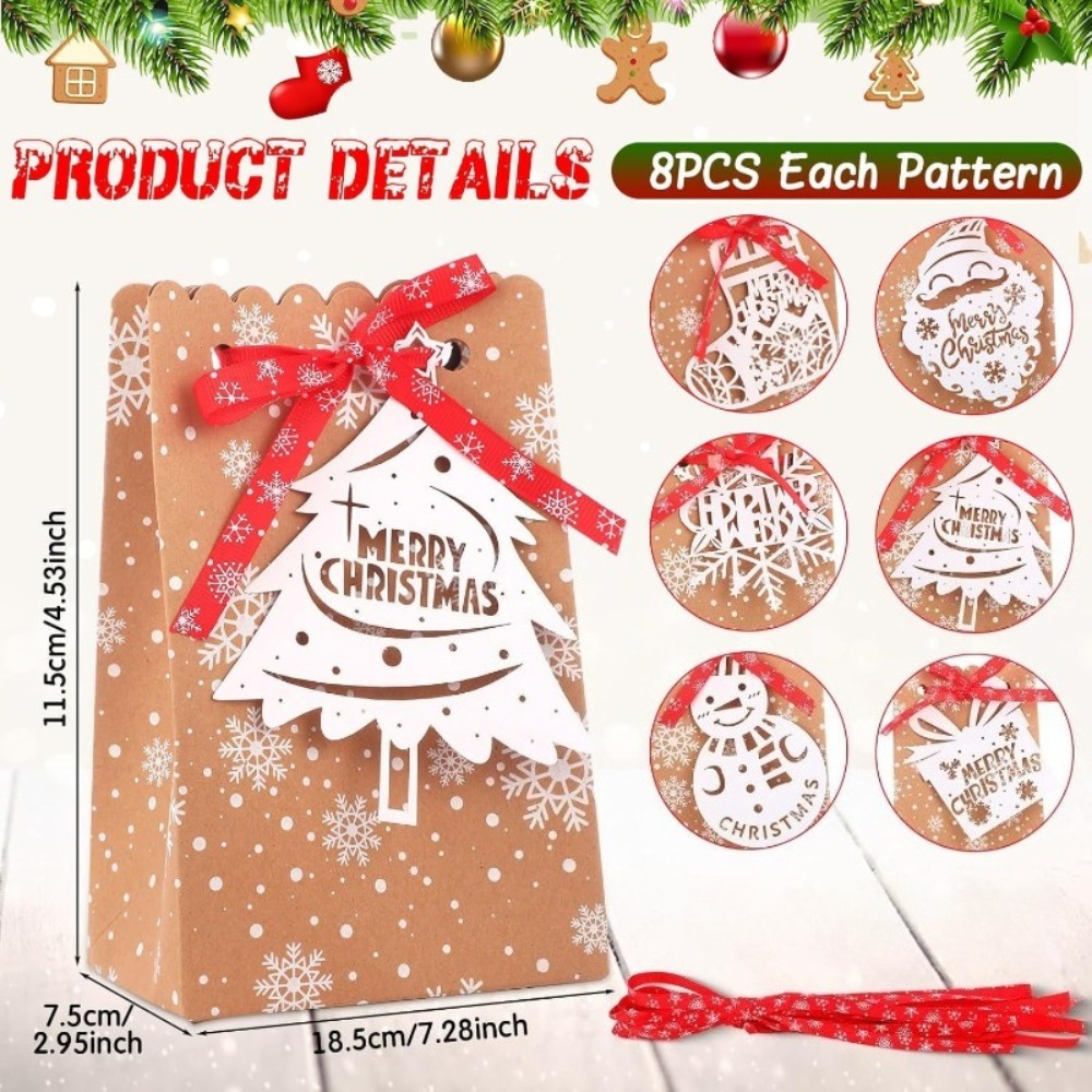 6/12 buah Kotak Kado Kertas Mo - Packaging ulasan dan harga