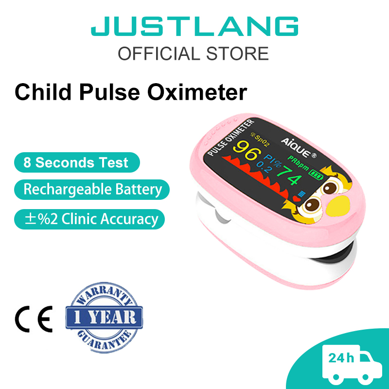 JUSTLANG Oksimeter Kartun Digi - Pulse Oximeter Fingertip Rechargeable ulasan dan harga