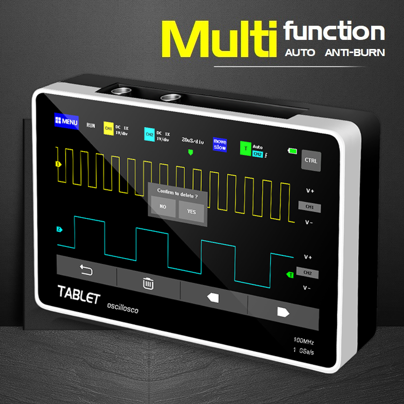 FNIRSI 1013D, Osiloskop Tablet - Fnirsi Digital Oscilloscope Handheld ulasan dan harga