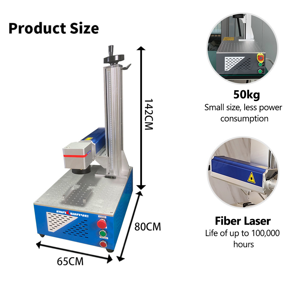 Mesin Penanda Laser Serat Maxw - Fiber Laser Marking Machine 30W ulasan dan harga